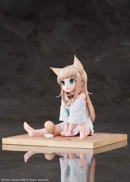 HOBBY SAKURA Kinako Sitting Fish Ver My Cat Is A Kawaii Girl Original Character Figure - Image 10