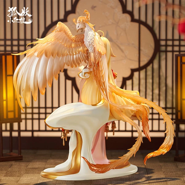 YUEWEN GOODS Honghong Tushan Golden Feather Dress Ver Fox Spirit Matchmaker Figure - Image 4