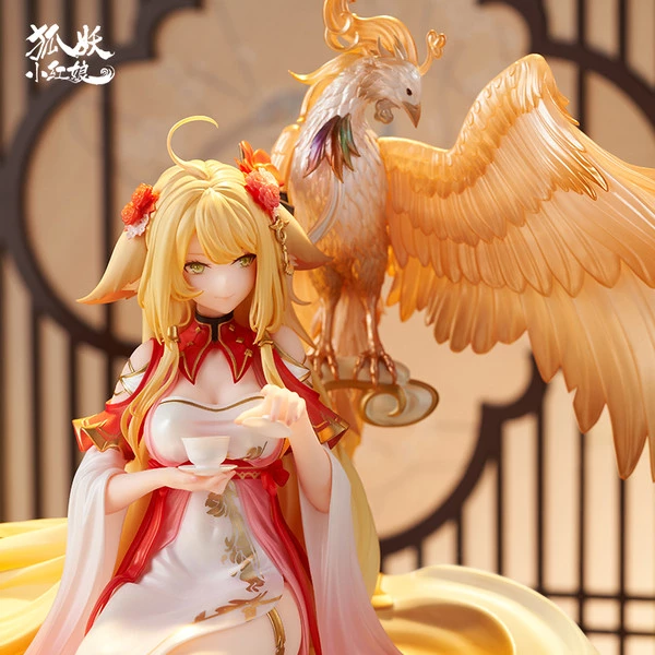 YUEWEN GOODS Honghong Tushan Golden Feather Dress Ver Fox Spirit Matchmaker Figure - Image 5