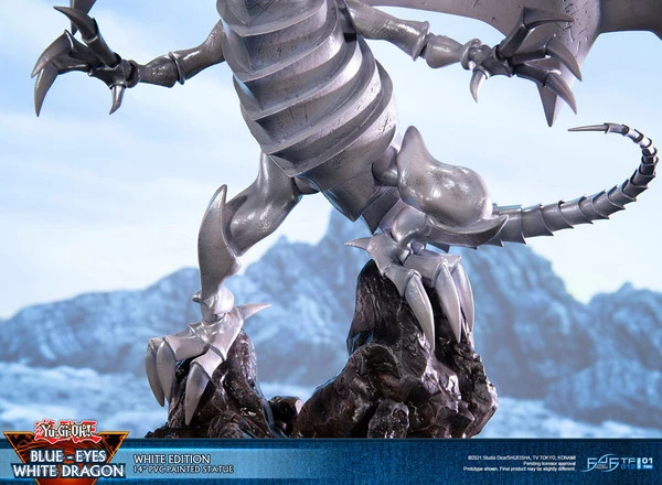 FIRST 4 FIGURES Blue-Eyes White Dragon White Variant Ver Yu-Gi-Oh! Statue - Image 15