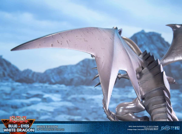 FIRST 4 FIGURES Blue-Eyes White Dragon White Variant Ver Yu-Gi-Oh! Statue - Image 16