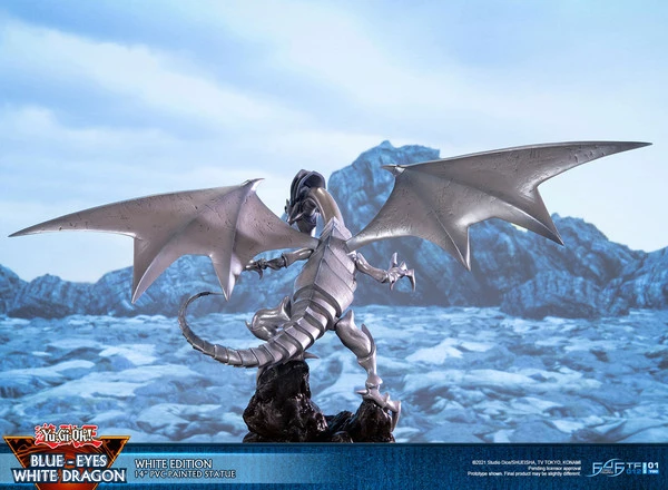 FIRST 4 FIGURES Blue-Eyes White Dragon White Variant Ver Yu-Gi-Oh! Statue - Image 18