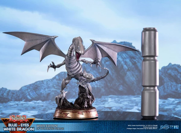 FIRST 4 FIGURES Blue-Eyes White Dragon White Variant Ver Yu-Gi-Oh! Statue - Image 19