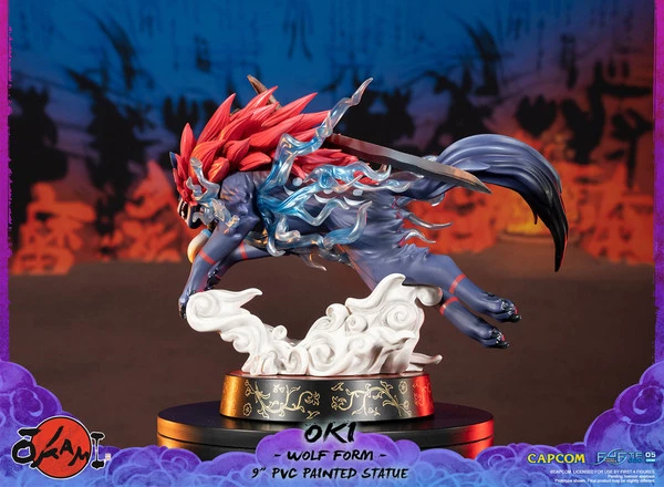FIRST 4 FIGURES Oki Wolf Form Ver Okami Figure - Image 8