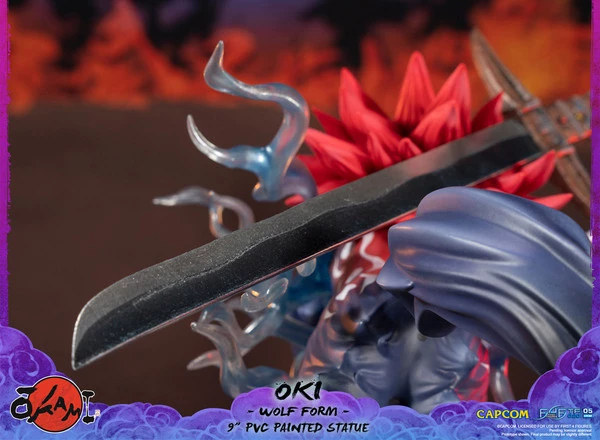 FIRST 4 FIGURES Oki Wolf Form Ver Okami Figure - Image 17