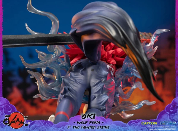 FIRST 4 FIGURES Oki Wolf Form Ver Okami Figure - Image 18