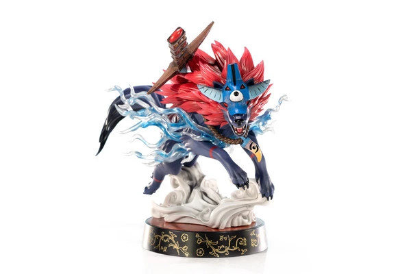 FIRST 4 FIGURES Oki Wolf Form Ver Okami Figure - Image 23