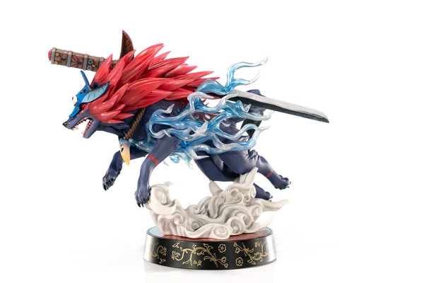 FIRST 4 FIGURES Oki Wolf Form Ver Okami Figure - Image 24