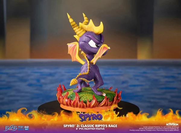 FIRST 4 FIGURES Spyro Classic Ripto's Rage Spyro 2 Statue Figure - Image 4