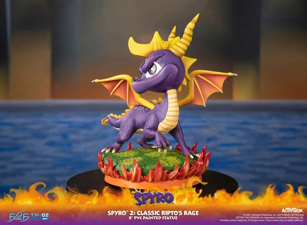 FIRST 4 FIGURES Spyro Classic Ripto's Rage Spyro 2 Statue Figure - Image 9