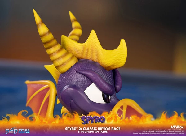 FIRST 4 FIGURES Spyro Classic Ripto's Rage Spyro 2 Statue Figure - Image 10
