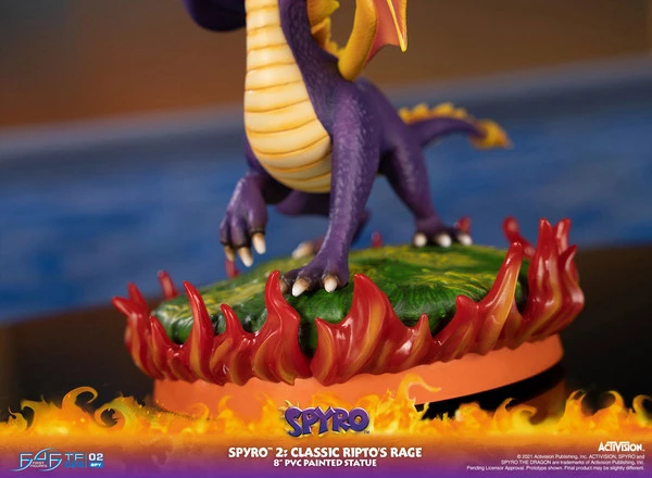 FIRST 4 FIGURES Spyro Classic Ripto's Rage Spyro 2 Statue Figure - Image 11