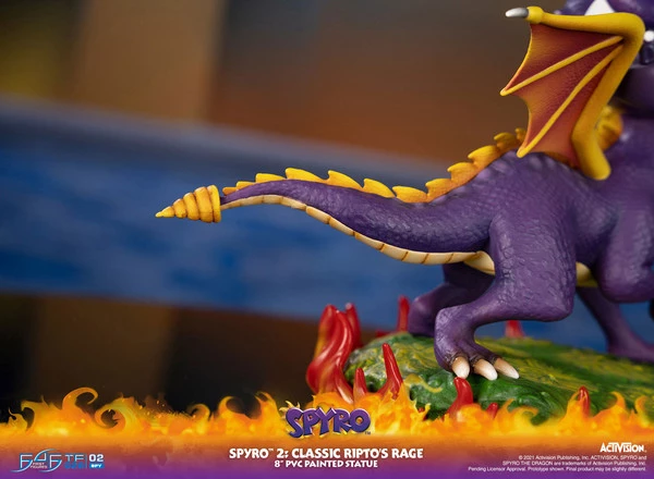 FIRST 4 FIGURES Spyro Classic Ripto's Rage Spyro 2 Statue Figure - Image 12