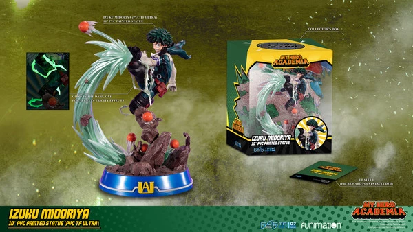FIRST 4 FIGURES Izuku Midoriya My Hero Academia TF Ultra Standard Edition Statue Figure - Image 2