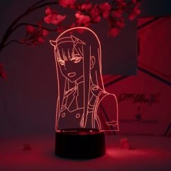 OTAKU LAMPS Zero Two Smiling DARLING In The FRANXX Otaku Lamp