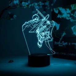 OTAKU LAMPS Eren Yeager Action Pose Attack On Titan Otaku Lamp
