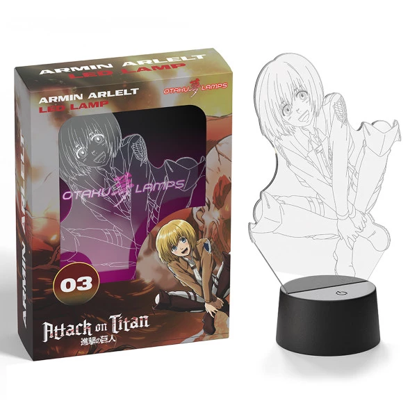 OTAKU LAMPS Armin Arlert Attack On Titan Otaku Lamp - Image 2