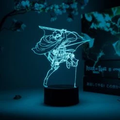 OTAKU LAMPS Levi Spinning Attack Pose Attack On Titan Otaku Lamp