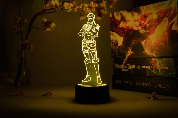 OTAKU LAMPS Erwin Smith Attack On Titan Otaku Lamp