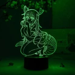 OTAKU LAMPS Tohru Relaxing Miss Kobayashi's Dragon Maid Otaku Lamp
