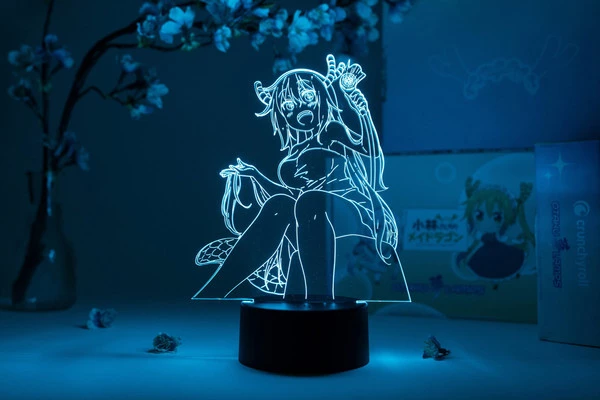 OTAKU LAMPS Tohru Bathing Miss Kobayashi's Dragon Maid Otaku Lamp