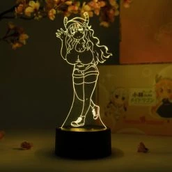 OTAKU LAMPS Lucoa Waving Miss Kobayashi's Dragon Maid Otaku Lamp