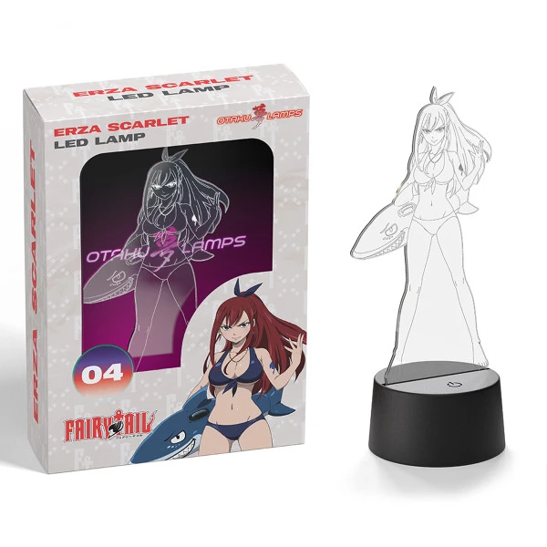 OTAKU LAMPS Erza Scarlet Swimsuit Fairy Tail Otaku Lamp - Image 2