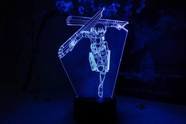 OTAKU LAMPS Mikasa Ackerman Attack On Titan The Final Season Otaku Lamp