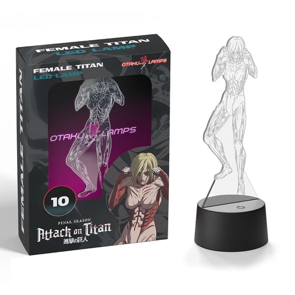 OTAKU LAMPS Annie Leonhart Female Titan Form Attack On Titan The Final Season Otaku Lamp - Image 2