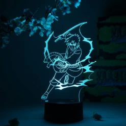 OTAKU LAMPS Sasuke Uchiha Using Chidori Naruto Shippuden Otaku Lamp