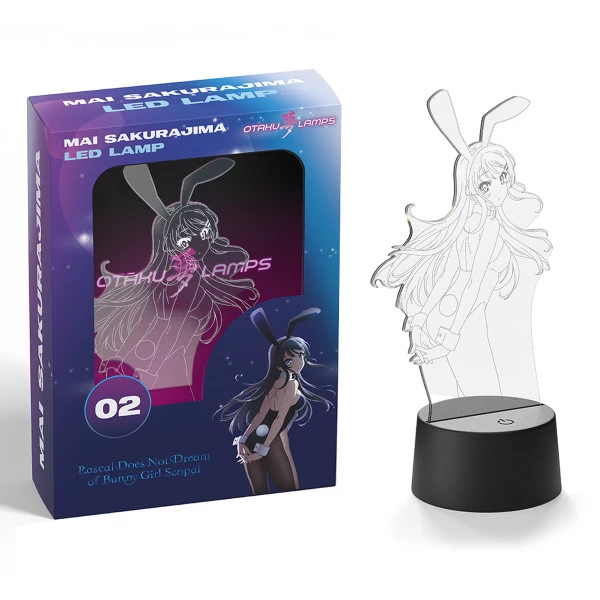 OTAKU LAMPS Mai Sakurajima In Bunny Girl Costume Rascal Does Not Dream Of Bunny Girl Senpai Otaku Lamp - Image 2