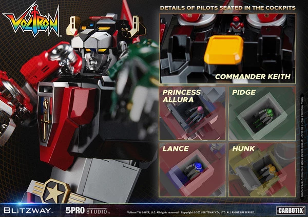 BLITZWAY Voltron 5Pro Studio CARBOTIX Series Voltron Figure - Image 5