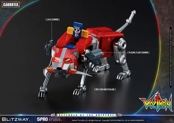 BLITZWAY Voltron 5Pro Studio CARBOTIX Series Voltron Figure - Image 15